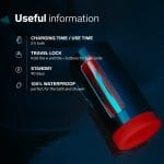 LELO F1S V3 AI Interactive Male Masturbator Blue - Image 11