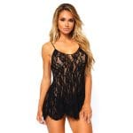 Leg Avenue Rose Lace Flair Chemise - Image 4