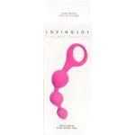 Loving Joy Triple Ripple Anal Beads-Pink - Image 10