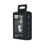 Toosh Silver Metal Butt Plug Small Clear Stone - Image 11