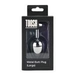 Toosh Silver Metal Butt Plug Large Red Stone - Image 11