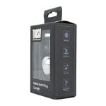 Toosh Silver Metal Butt Plug Large Red Stone - Image 9