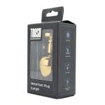 Toosh Gold Metal Butt Plug Large Pink Stone - Image 9