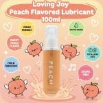 Loving Joy Peach Flavoured Lubricant 100ml - Image 4