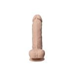 SilexD Real Skin 8 inch Silicone Dildo with Balls - Image 3