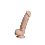SilexD Real Skin 8 inch Silicone Dildo with Balls - Image 4