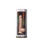 SilexD Real Skin 8 inch Silicone Dildo with Balls - Image 7