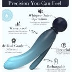 MYLO 3-in-1 Body Wand Massager Water - Image 4