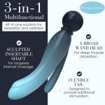MYLO 3-in-1 Body Wand Massager Water - Image 3