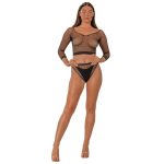 Lace by LJ Fence Net Crop Top and Bottoms - Image 3