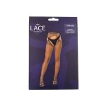 Lace by LJ Fishnet Crotchless Pantyhose Black - Image 5