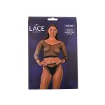 Lace by LJ Fence Net Crop Top and Bottoms - Image 6