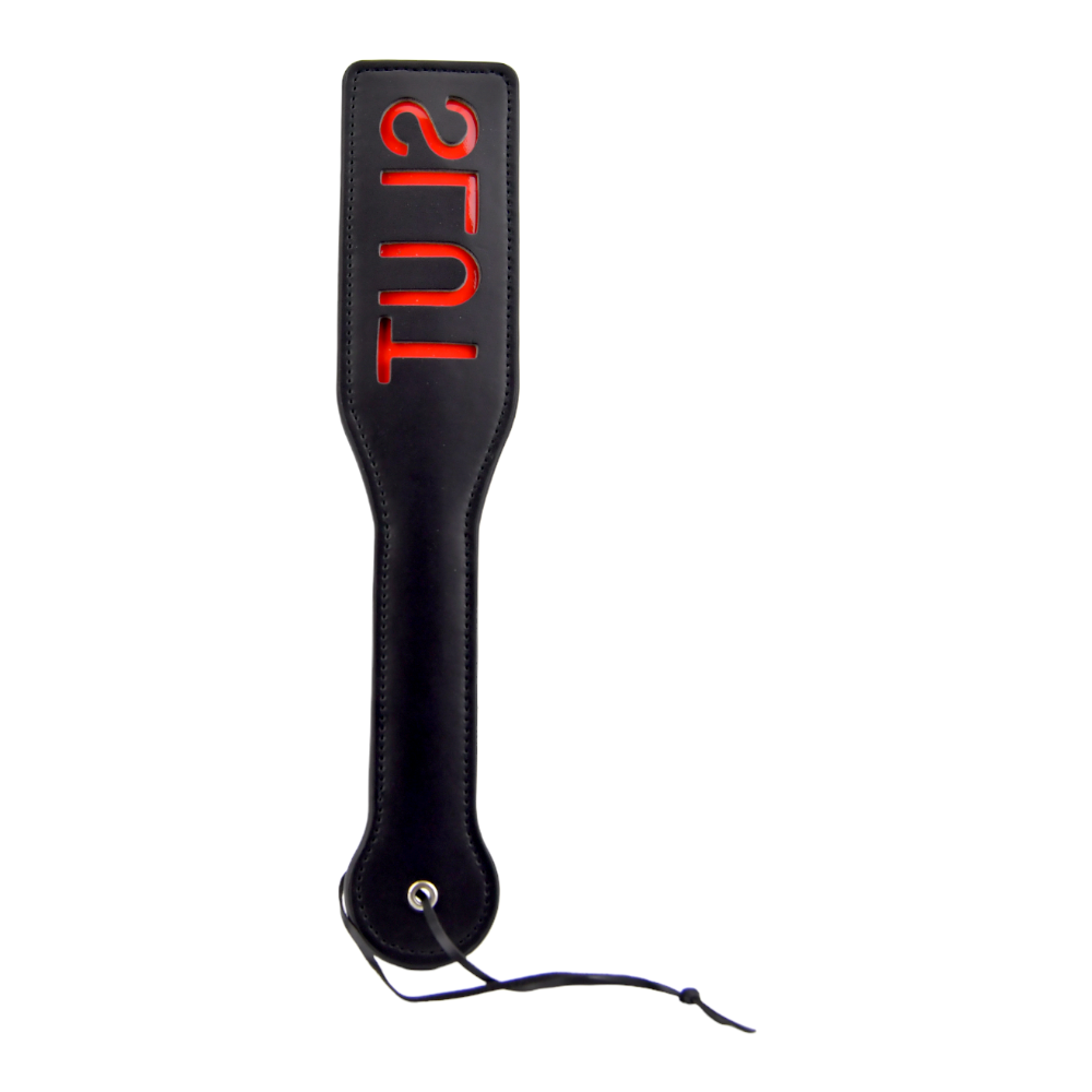 bound-to-please-slut-spanking-paddle-black-1 Bound to Please SLUT Spanking Paddle Black - Image 1