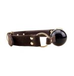 BOUND Nubuck Leather Solid Ball Gag - Image 5