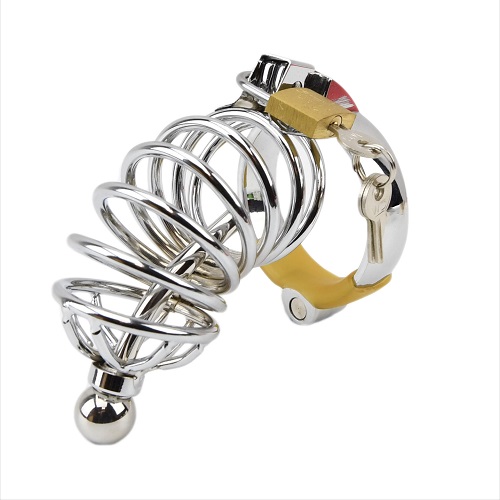 n10351-impound-corkscrew-male-chastity-device-with-penis-plug-1 Impound Corkscrew Male Chastity Device with Penis Plug - Image 1