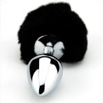 Furry Fantasy Black Bunny Tail Butt Plug - Image 4