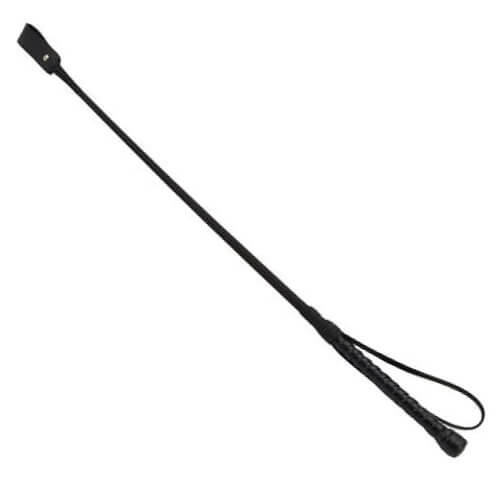 n10782-bound-noir-nubuck-leather-riding-crop_1 Bound Noir Nubuck Leather Riding Crop - Image 1