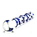 Spectrum Nubby Textured Glass Dildo - Image 6