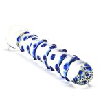 Spectrum Nubby Textured Glass Dildo - Image 3