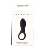 Loving Joy Rechargeable Silicone Vibrating Cock Ring - Image 6