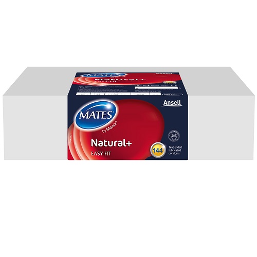 n11517-mates-natural-144-clinic-pack-1 Mates Natural+ Condoms 144 Clinic Pack - Image 1