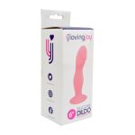 Loving Joy 6 Inch Silicone Dildo with Suction Cup Pink - Image 9