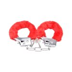 Bound to Play. Heavy Duty Furry Handcuffs Red - Image 7