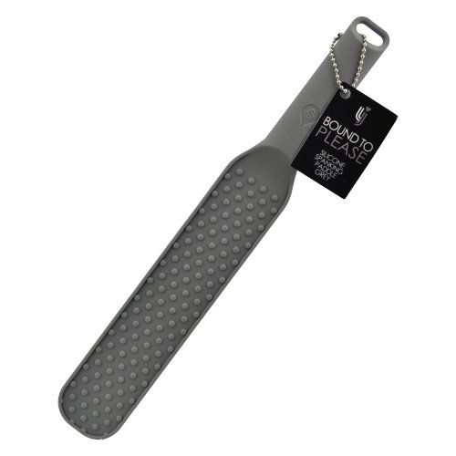n11852-bound-to-please-silicone-spanking-paddle-grey-2-1 Bound to Please Silicone Spanking Paddle Grey - Image 1