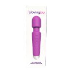 Loving Joy 20 Function Wand Vibrator Purple - Image 5