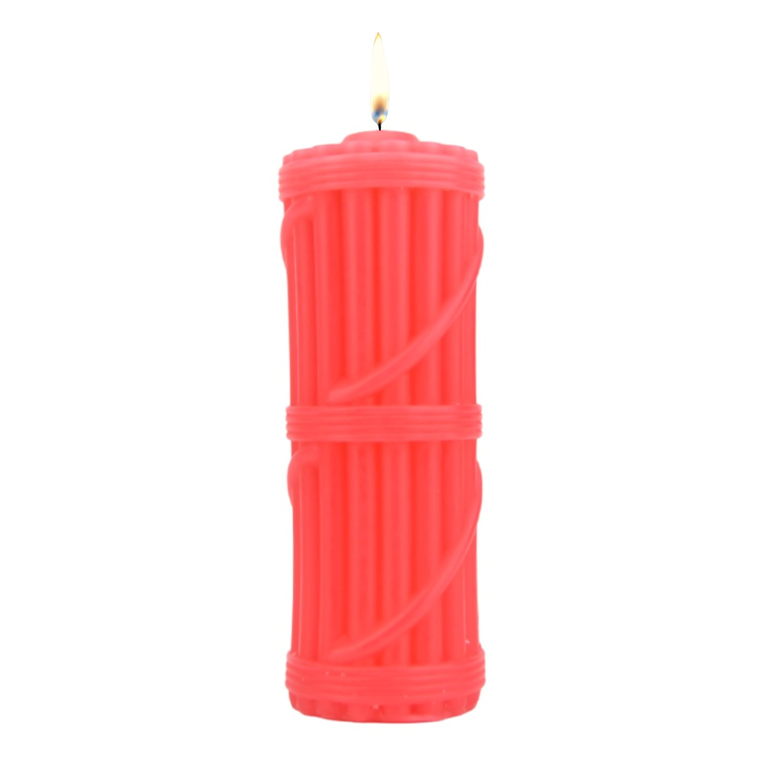 n12144-bound-to-play-hot-wax-candle-red Bound to Play. Hot Wax Candle Red - Image 1