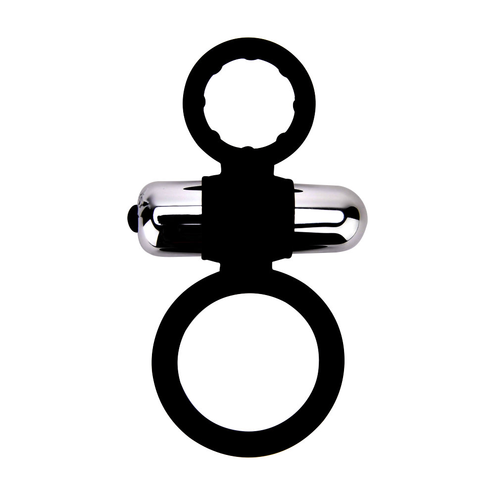 n12195-loving-joy-silicone-vibrating-cock-and-ball-ring Loving Joy Silicone Vibrating Cock and Ball Ring - Image 1