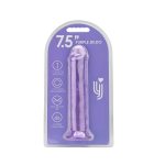 Loving Joy 7.5 Inch Suction Cup Dildo Purple - Image 7