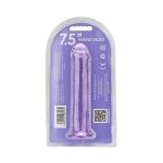 Loving Joy 7.5 Inch Suction Cup Dildo Purple - Image 8