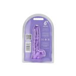 Loving Joy 6 Inch Dildo with Balls Purple - Image 7