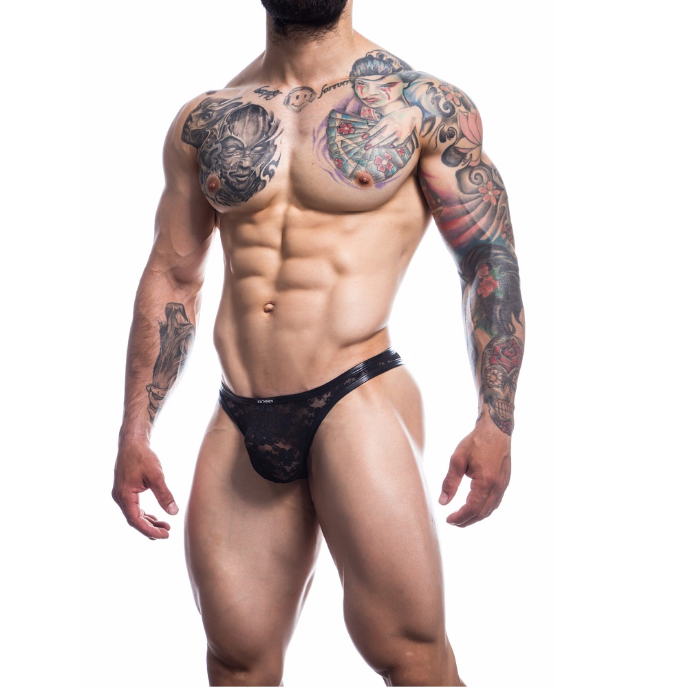 n12738-c4m-l4ce-thong-black-1 C4M L4CE Thong Black - Image 1