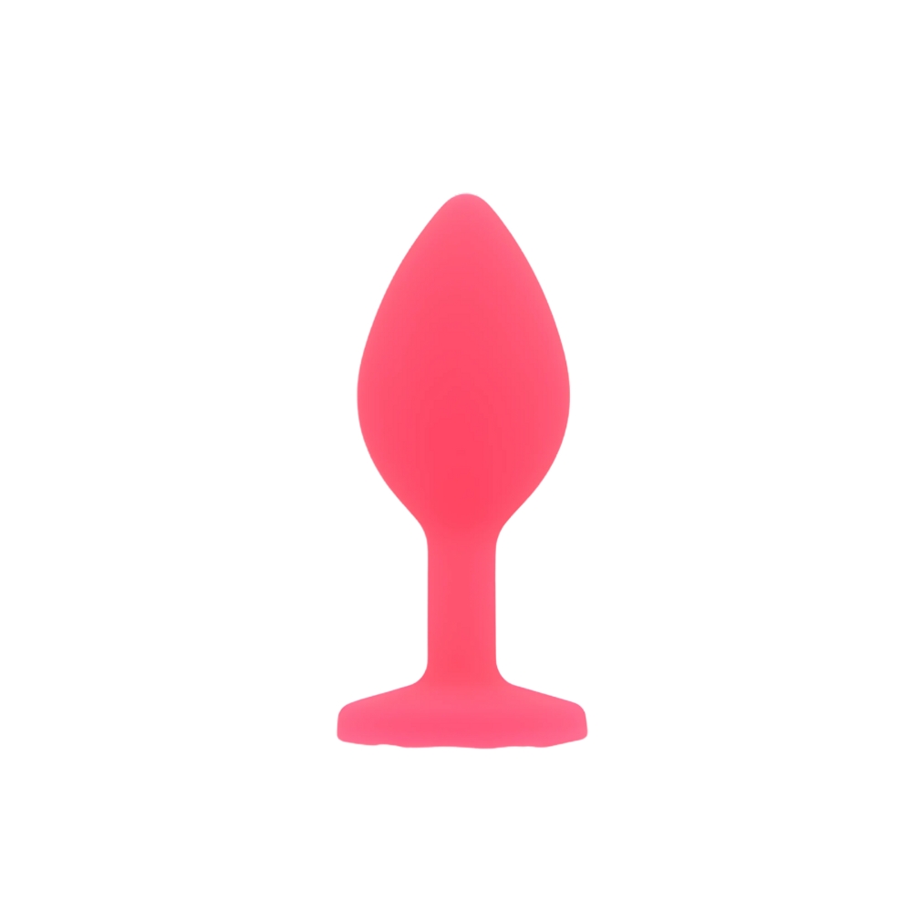 n12805-toosh-pink-silicone-butt-plug-small Toosh Pink Silicone Butt Plug Small - Image 1