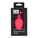 Toosh Pink Silicone Butt Plug Large - Image 8