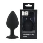 Toosh Black Silicone Butt Plug Large - Image 11