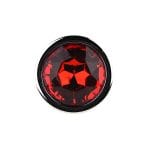 Toosh Silver Metal Butt Plug Medium Red Stone - Image 7