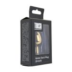 Toosh Gold Metal Butt Plug Small Pink Stone - Image 10
