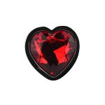 Toosh Heart Shaped Silver with Red Stone Medium - Image 8