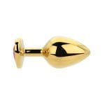 Toosh Heart Shaped Gold with Red Stone Medium - Image 4
