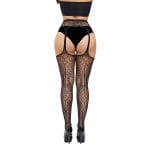 Lace by LJ Plus Size Suspender Pantyhose - Image 3