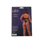 Lace by LJ Deep V Teddy with Bow Black - Image 7