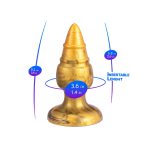 SilexD Fantasy Collection Goldy Butt Plug Medium - Image 4
