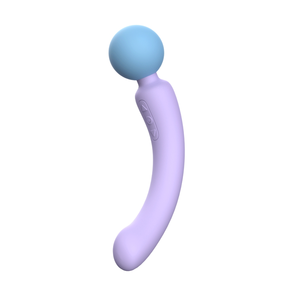 n13026-mina-flow-dual-ended-wand-vibrator-1 Mina Flow Dual-Ended Wand Vibrator - Image 1