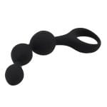 Loving Joy Triple Ripple Anal Beads-Black - Image 6