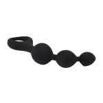 Loving Joy Triple Ripple Anal Beads-Black - Image 4