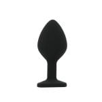 Toosh Silicone Butt Plug Black Set of 3 Clear Stone - Image 8