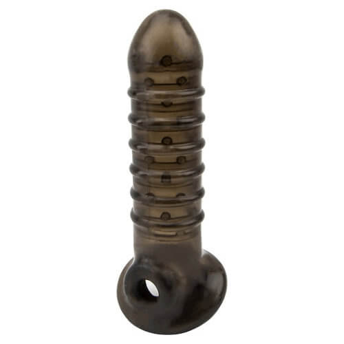 n10818-loving-joy-boss-textured-penis-sleeve_1 Loving Joy Boss Textured Penis Sleeve with Ball Loop - Image 1